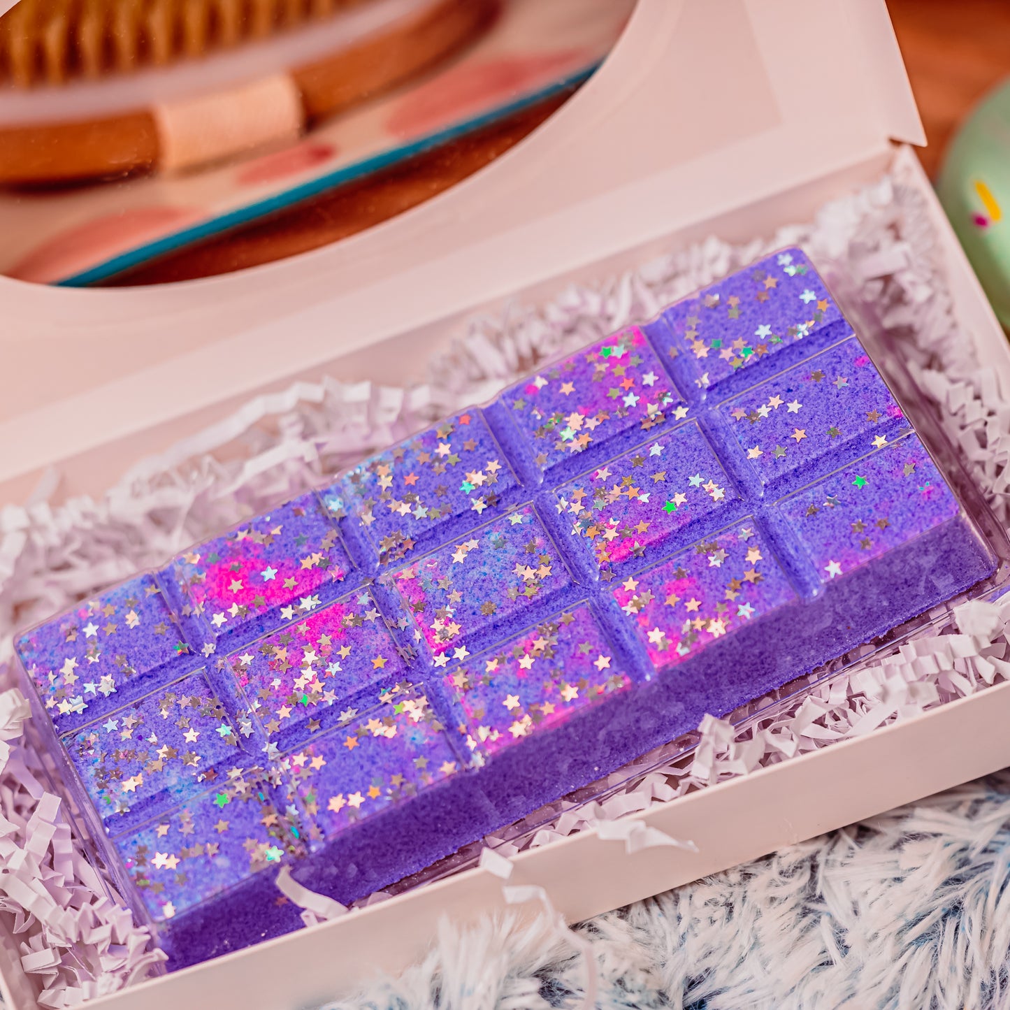 Glitter Candy Bar Bath Bomb - Sparkling and Sweet Bath Treat