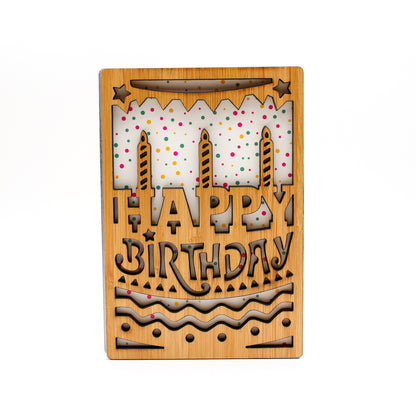 Happy Birthday Cake Card - Charming Birthday Greeting Card