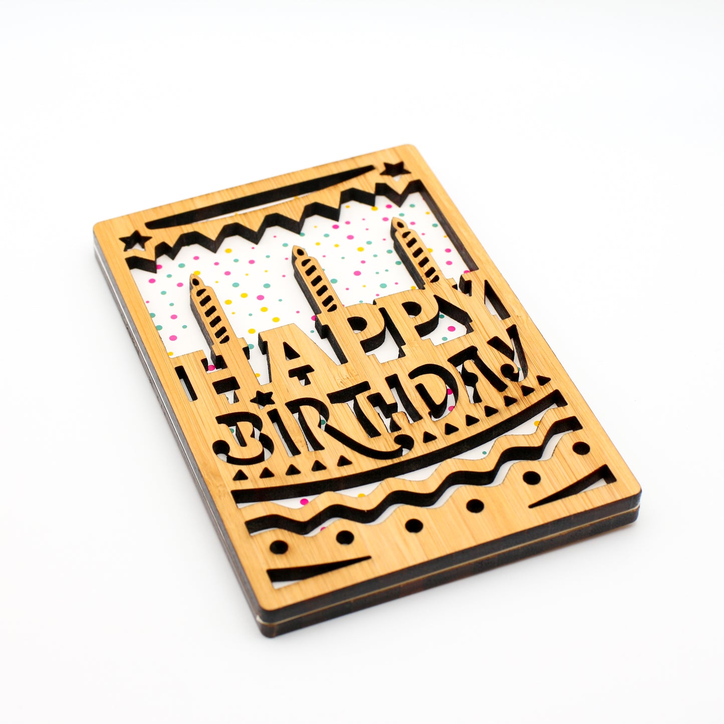 Happy Birthday Cake Card - Charming Birthday Greeting Card