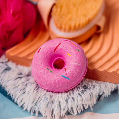 Donut Bubble Bath Bomb for Kids - Fun and Fizzy Bath Time Treat