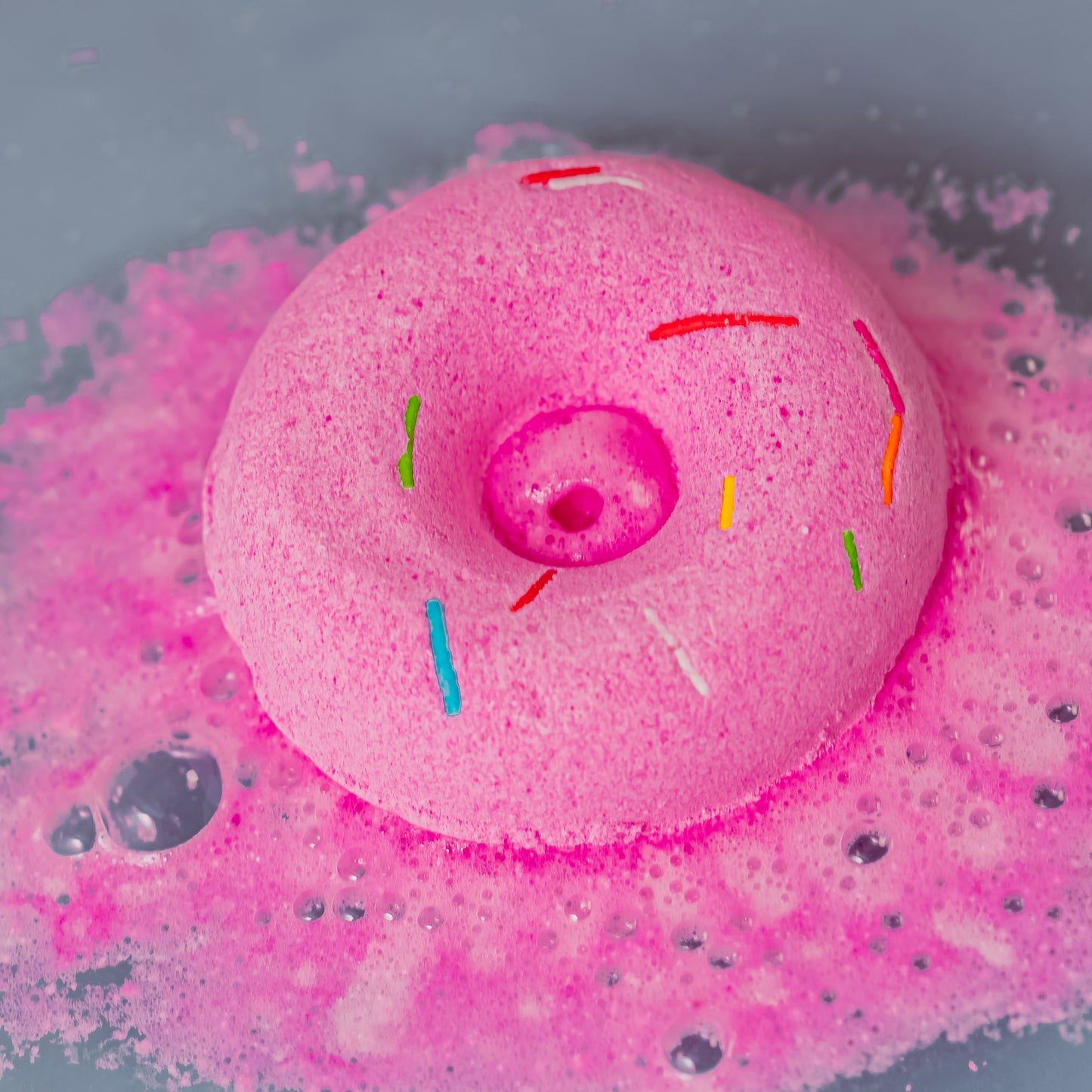 Donut Bubble Bath Bomb for Kids - Fun and Fizzy Bath Time Treat