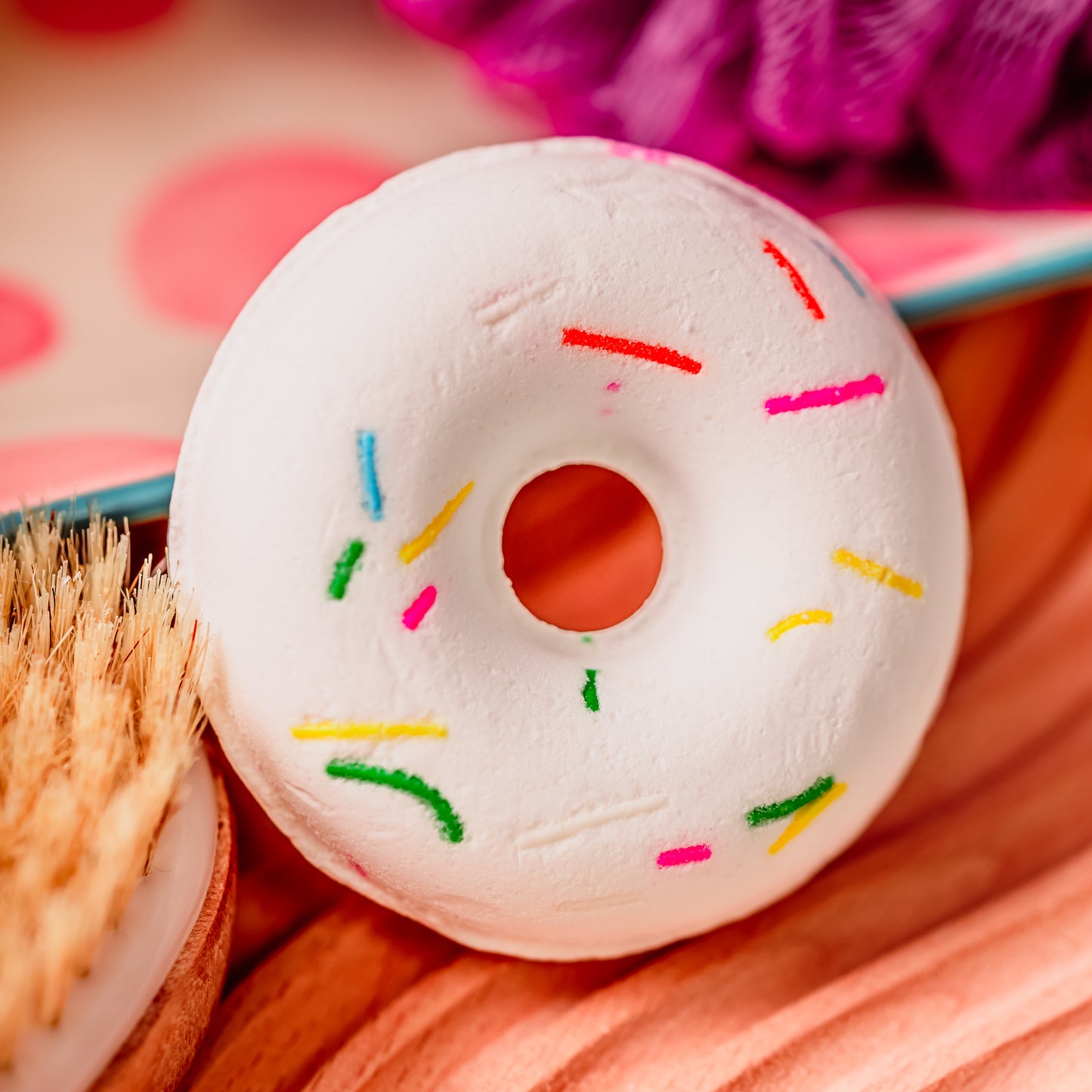 Donut Bubble Bath Bomb for Kids - Fun and Fizzy Bath Time Treat