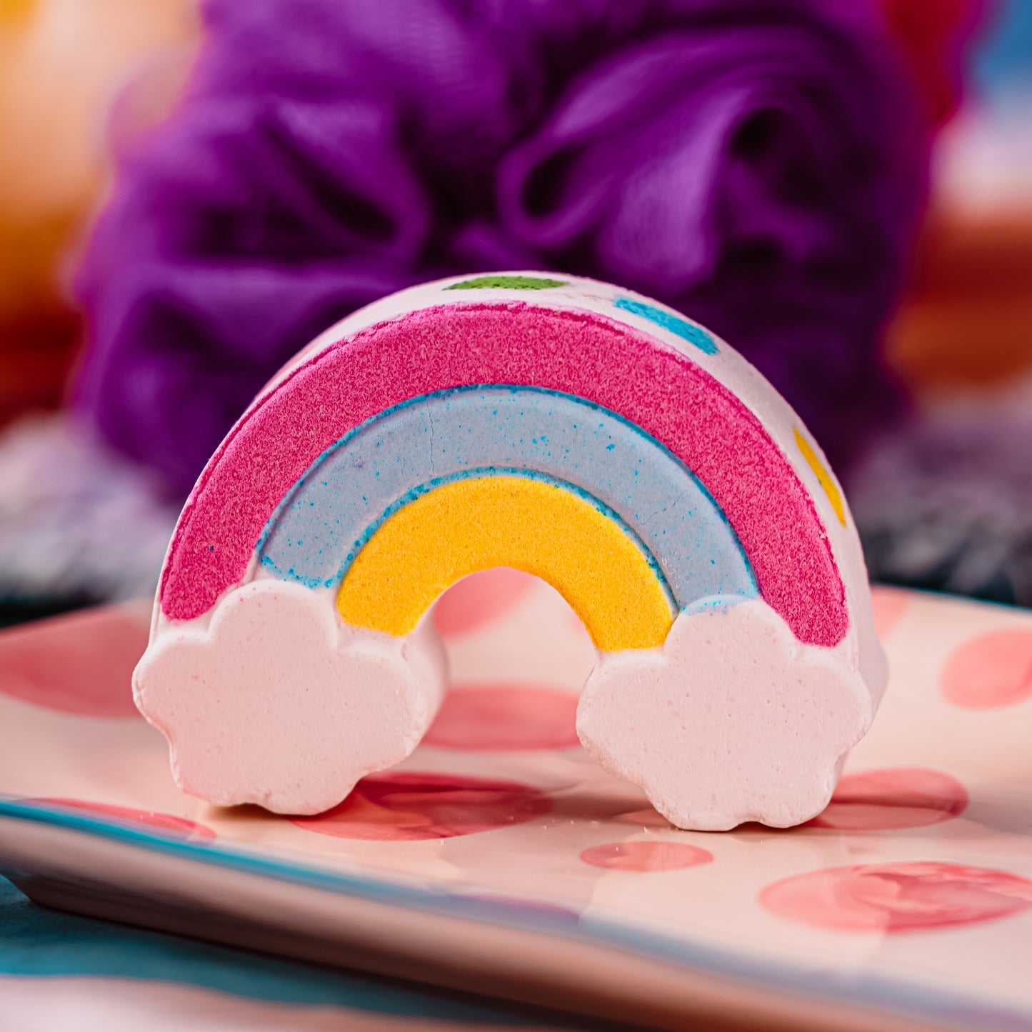 Magical Rainbow Bubble Bath Bomb for Kids