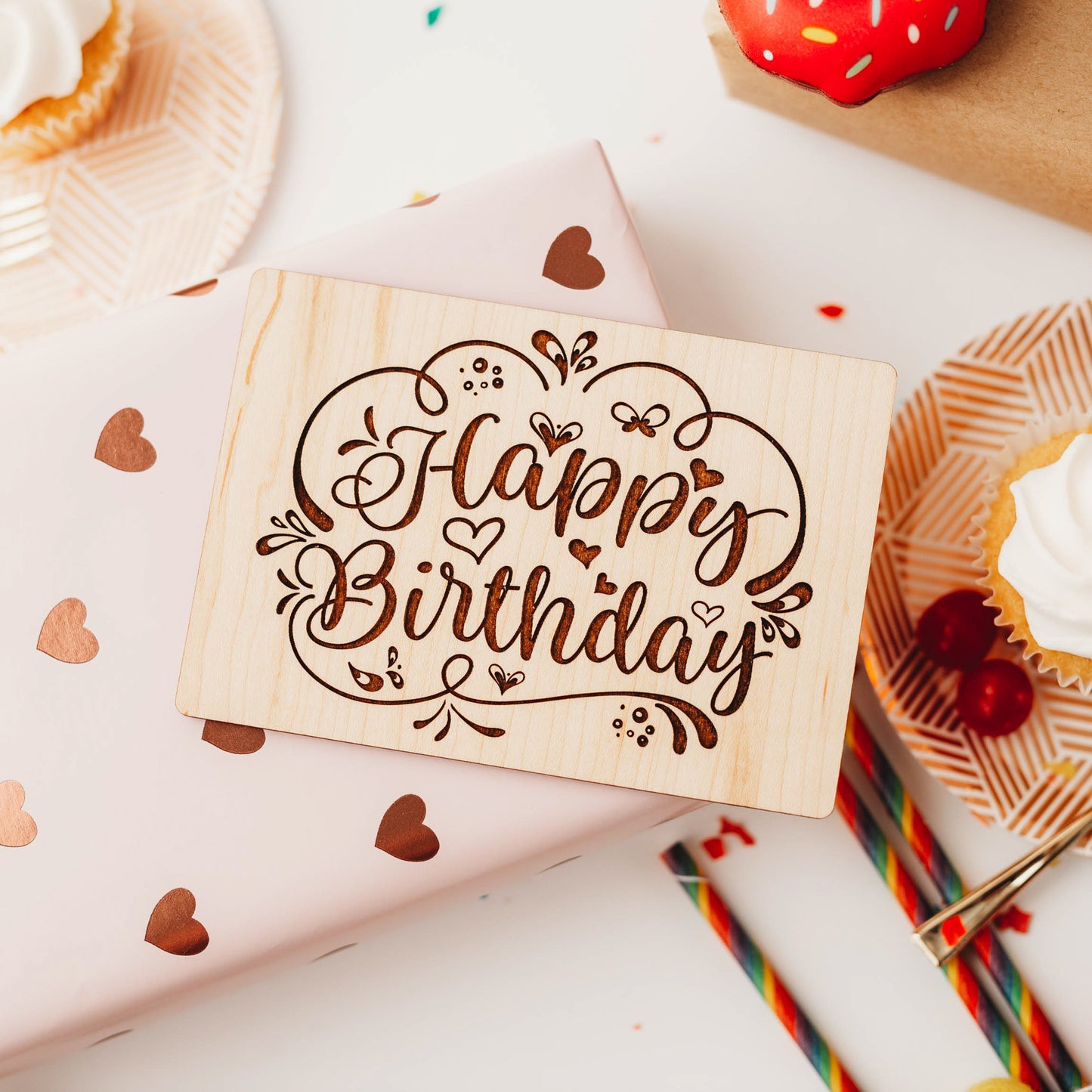 Happy Birthday Card - Classic Birthday Greeting Card